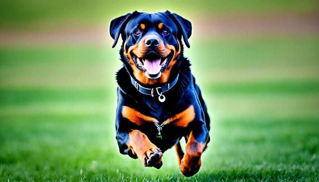 Rottweiler exercise