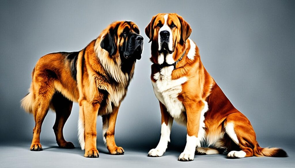 Tibetan Mastiff size comparison