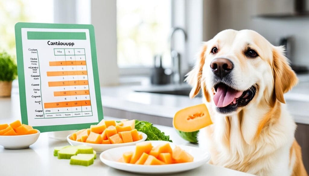 canine nutrition and cantaloupe