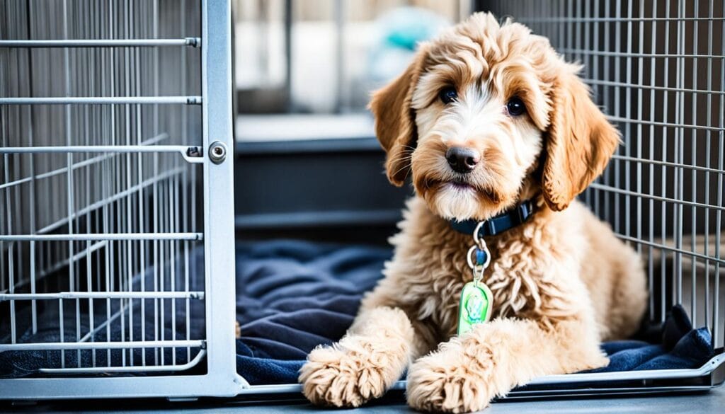 crate training a labradoodle puppy