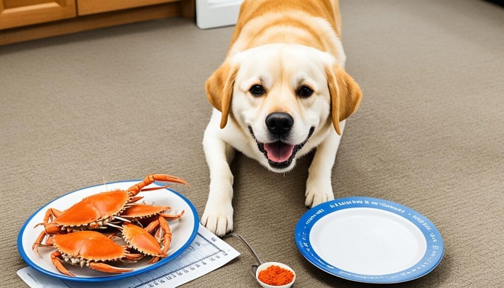 feeding crabs to dogs