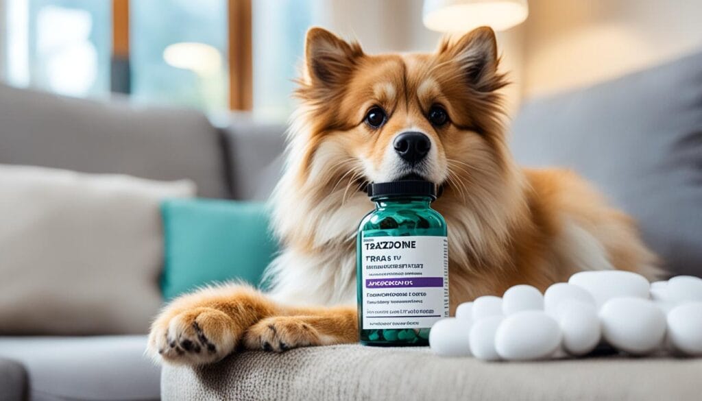how to give trazodone to dog