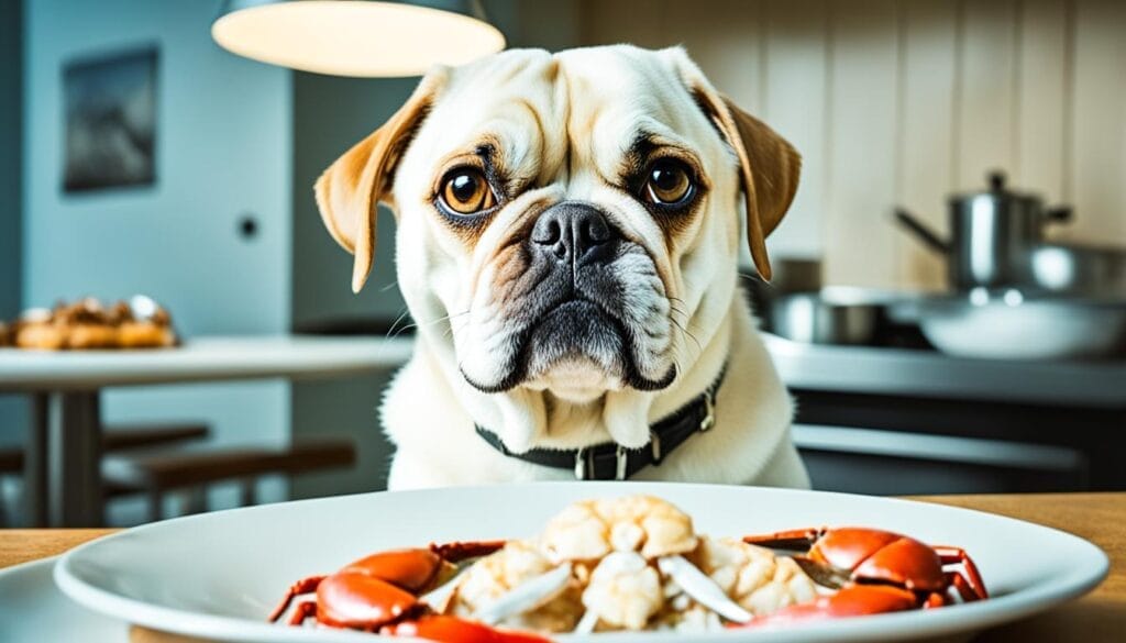 risks of dogs eating crab