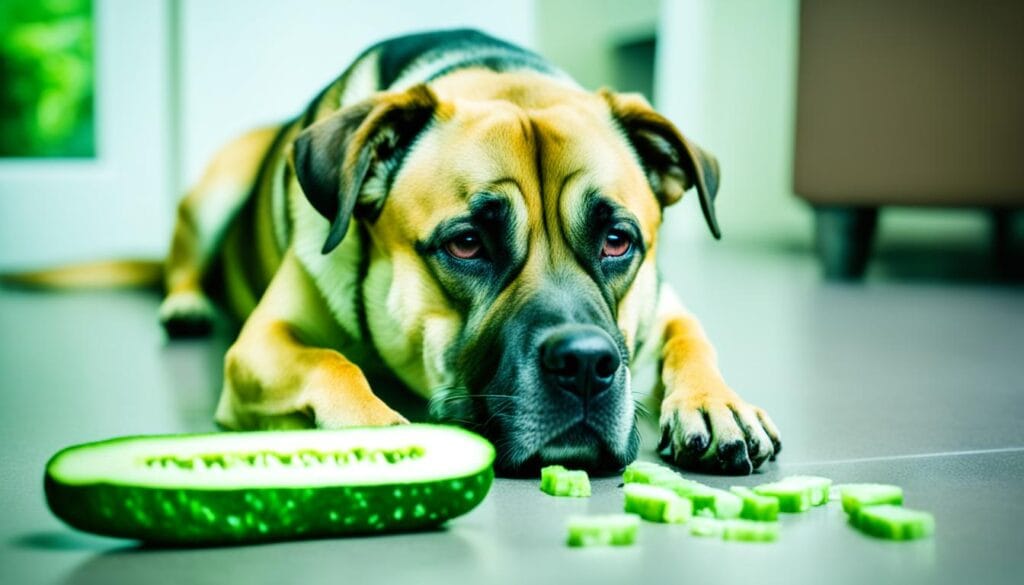 risks of feeding cucumbers to dogs