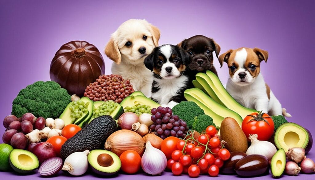 toxic foods for puppies