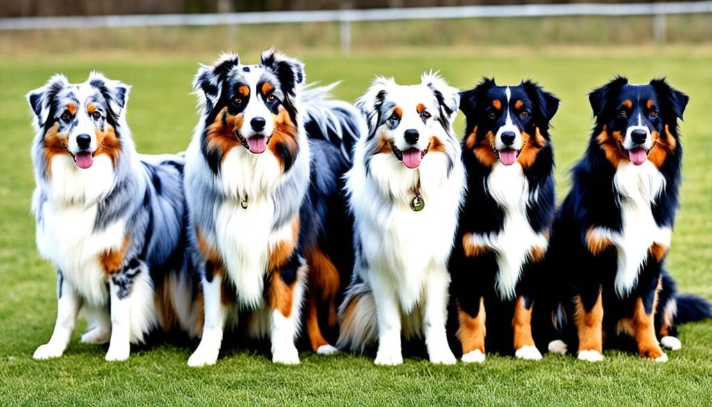 Australian Shepherd coat types and colors