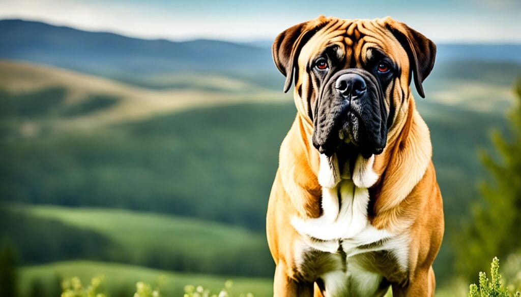 Bullmastiff gentle giant with protective instincts
