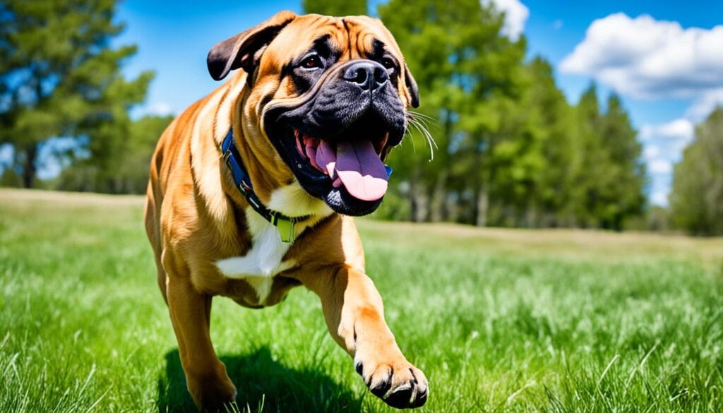 Bullmastiff outdoor activities