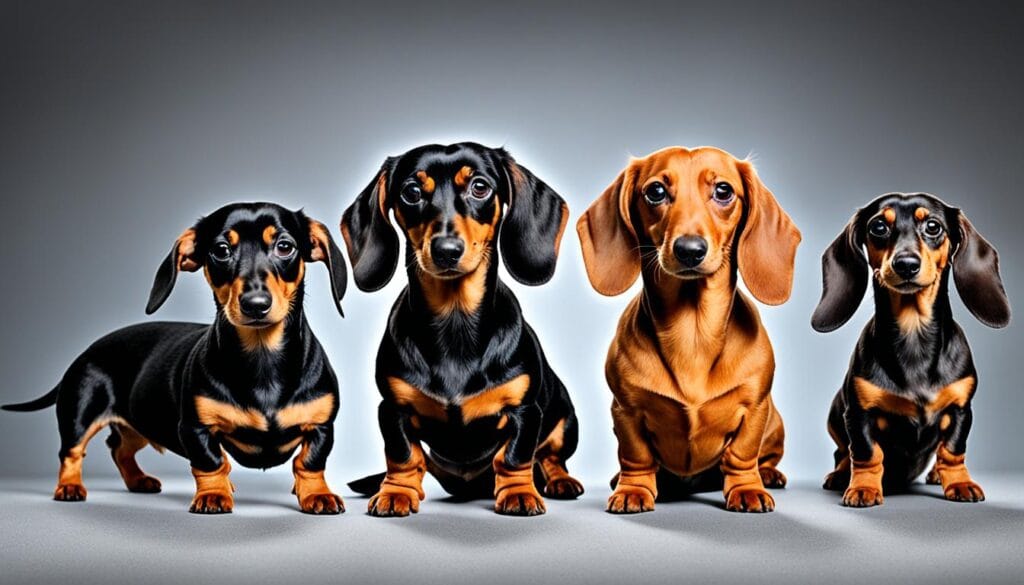Dachshund size comparison