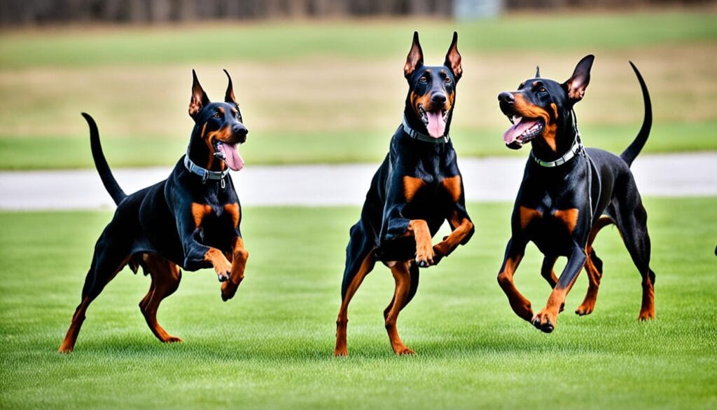Doberman Pinscher socialization