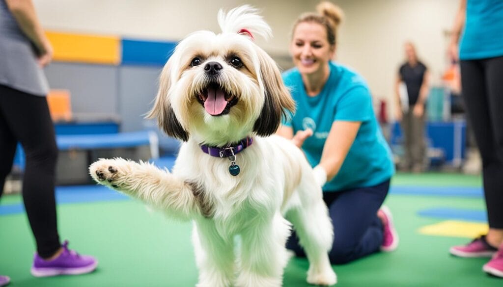 Shih Tzu Maltese mix training and socialization