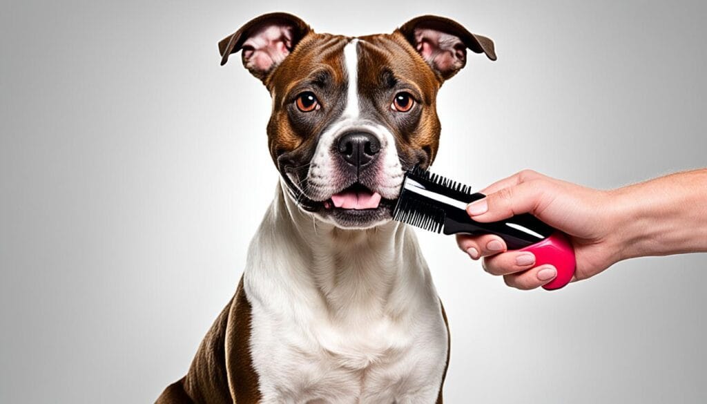 grooming needs of Staffordshire Bull Terriers
