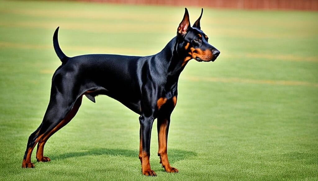 intelligent and loyal Doberman Pinscher