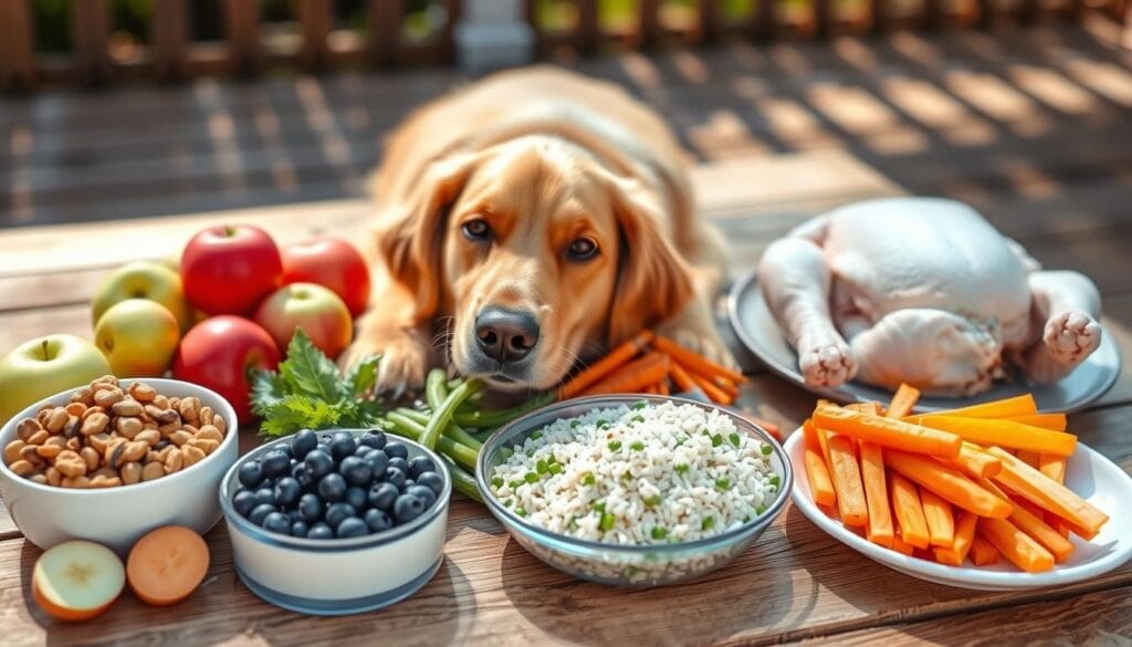 Healthy Golden Retriever food options