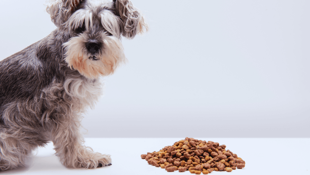 Light formula dog kibble for weight management