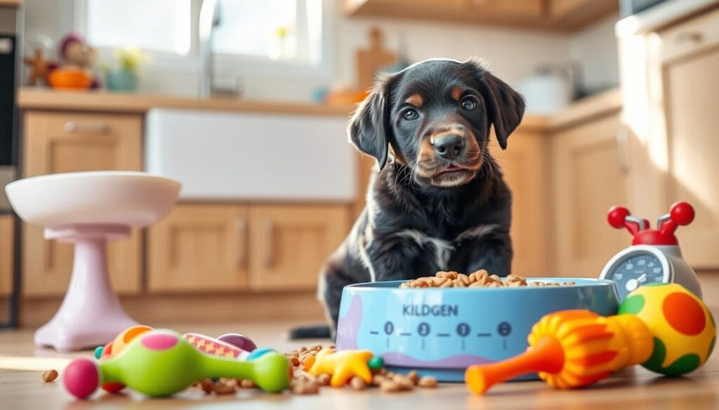 Portion control for Labrador puppies