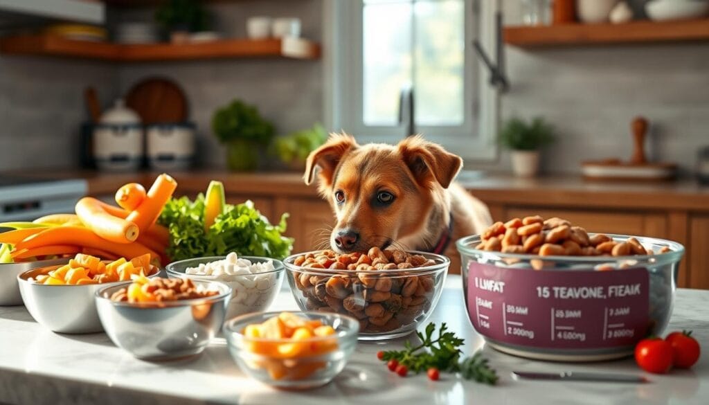 transition to low fat food for dogs