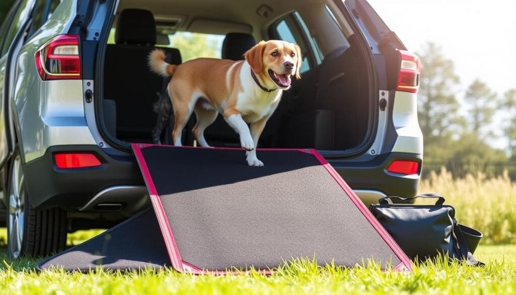 lightweight dog ramp for vehicles