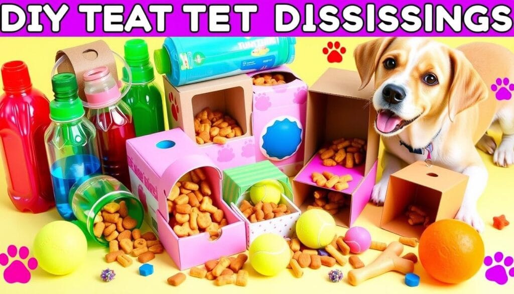 DIY homemade treat dispensers for dogs